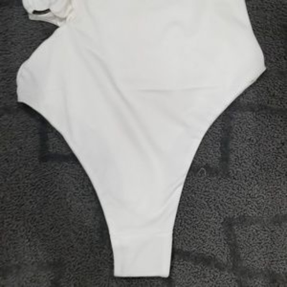 SWIM WHITE O-RING BODYSUIT - Picture 2 of 2
